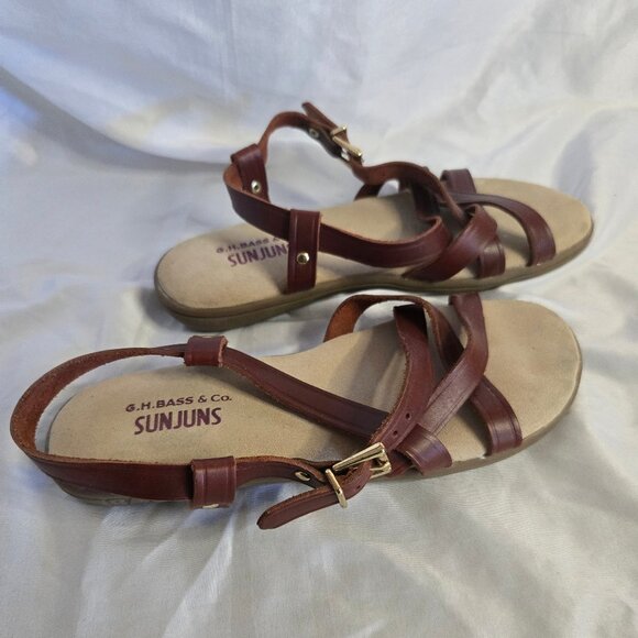 GH Bass & Co ' Sun Juns ' Open Toe Strappy Sandal (5) - Picture 1 of 7